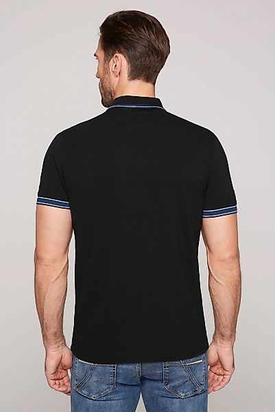 CAMP DAVID Poloshirt, mit Print am Kragen günstig online kaufen