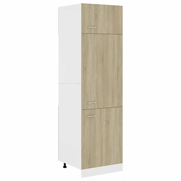 vidaXL Unterschrank Kühlumbauschrank Sonoma-Eiche 60x57x207 cm günstig online kaufen