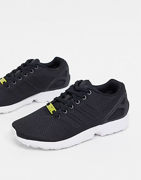adidas Originals – ZX Flux – Sneaker in Schwarz und Weiß günstig online kaufen