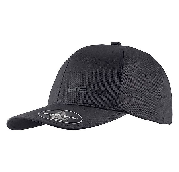 Head Baseball Cap Tennis Delta Flexfit (Polyester, nahtlos) schwarz günstig online kaufen