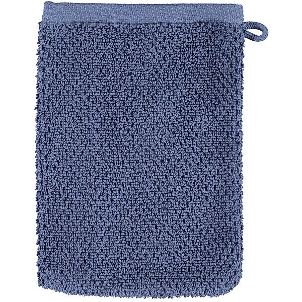Essenza Connect Organic Uni - Farbe: blue - Waschhandschuh 16x22 cm günstig online kaufen