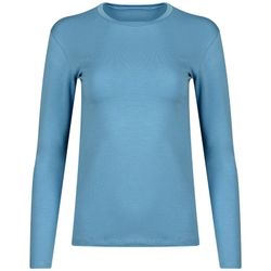 Evoni Langarmshirt Damen Langarm Basic Shirt günstig online kaufen