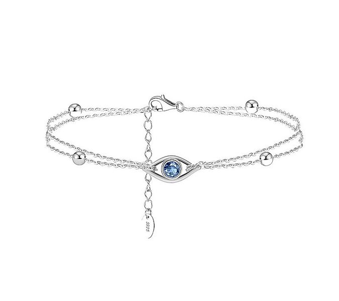 Suzan Gold Silberarmband BlueAura – Armband aus 925 Silber mit Evil Eye & K günstig online kaufen
