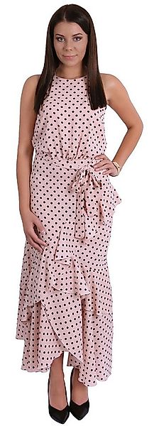 Sarcia.eu Maxikleid Pinkes Maxikleid mit Tupfen FOREVER UNIQUE S günstig online kaufen