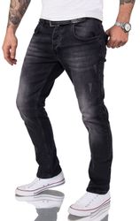 Rock Creek Straight-Jeans Herren Jeans Stonewashed günstig online kaufen