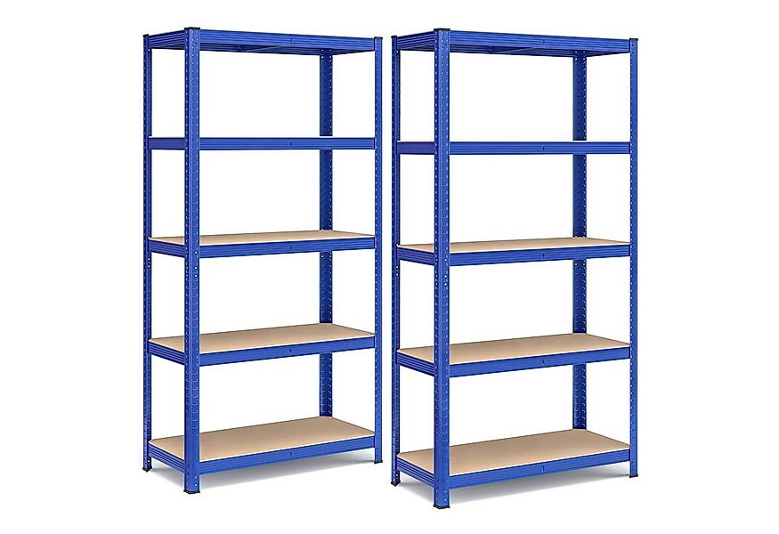 SONGMICS Schwerlastregal Lagerregale, 2-tlg., 80 x 90 x 40 cm, bis 875 kg b günstig online kaufen