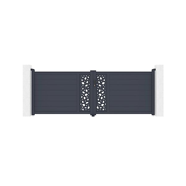 Casanoov Flügeltor 3 5 M Sunny H 120 Cm Aluminium & Ranger B150 Motorisieru günstig online kaufen