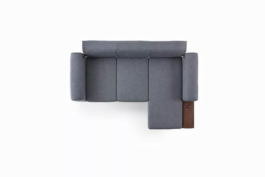 Xlmoebel Ecksofa Designer Wohnzimmer Couch in L-Form mit grauem Polster, He günstig online kaufen