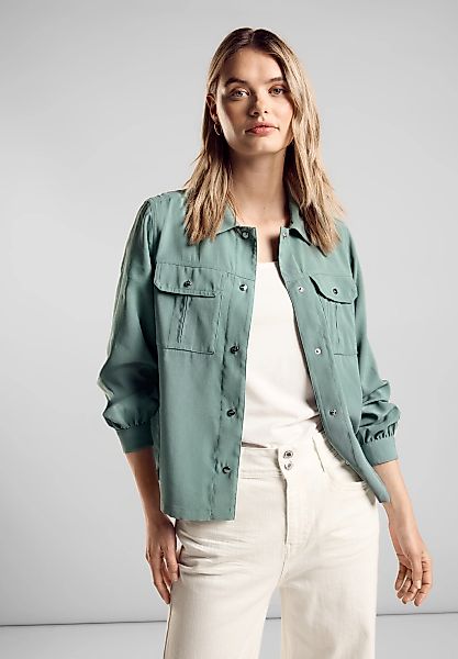 STREET ONE Blouson, ohne Kapuze, in angenehmen Materialmix günstig online kaufen