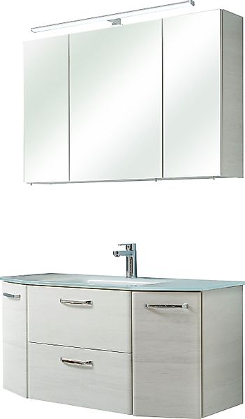 Saphir Badmöbel-Set Quickset 2-teilig, Glas-Waschtisch mit günstig online kaufen