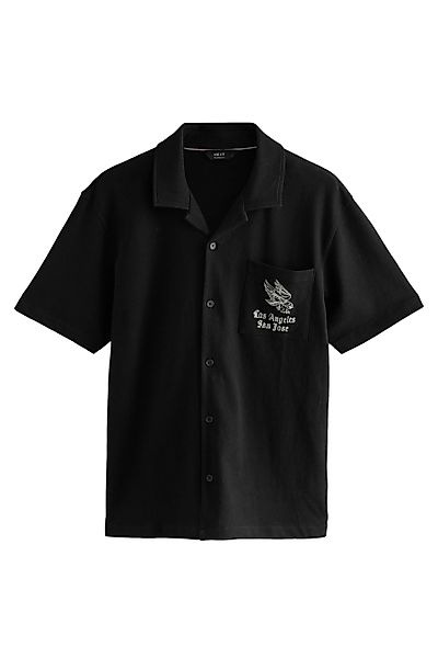 Next Kurzarmhemd Jersey-Hemd mit Grafikprint (1-tlg) günstig online kaufen