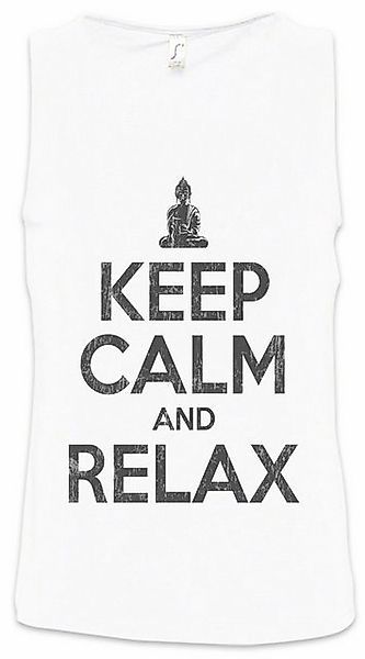 Urban Backwoods Tanktop Keep Calm And Relax Ärmelloses T-Shirt Schlafen Sch günstig online kaufen