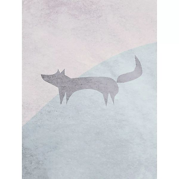 Komar Wandbild Wild and Free Fox 30 cm x 40 cm günstig online kaufen