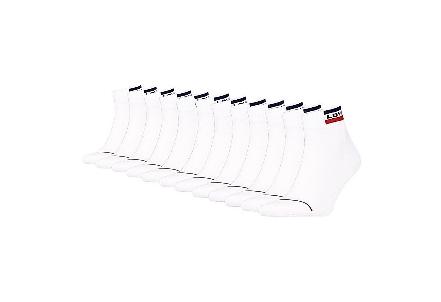 Levi's® Kurzsocken Mid Cut (6-Paar) mit weicher Frottee-Sohle günstig online kaufen