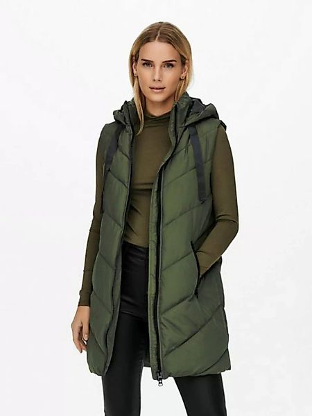 JACQUELINE de YONG Steppweste Lange Steppweste JDYSKYLAR Puffer Winterjacke günstig online kaufen