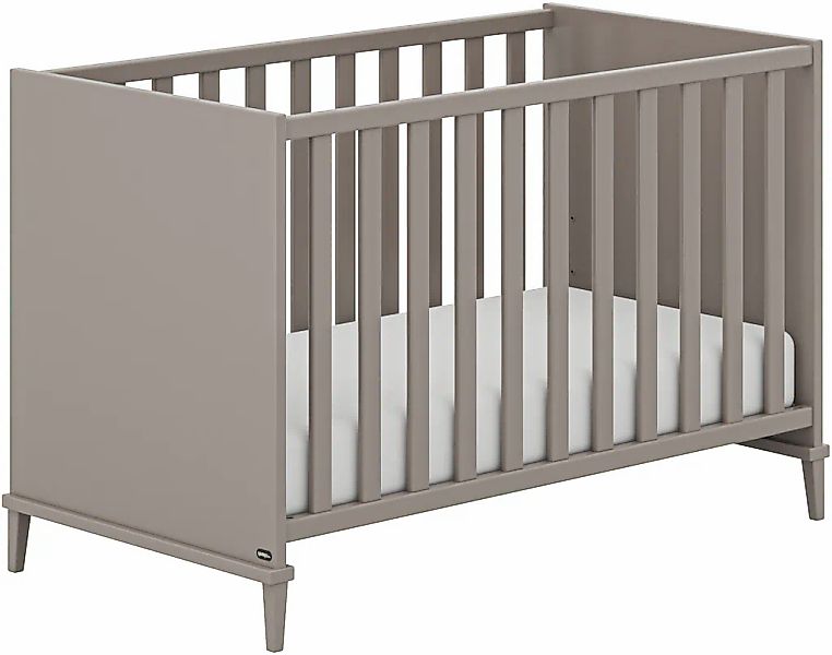YUNY by PAIDI Babybett "BROTHER STU in Taupe", Gitterbett höhenverstellbar, günstig online kaufen