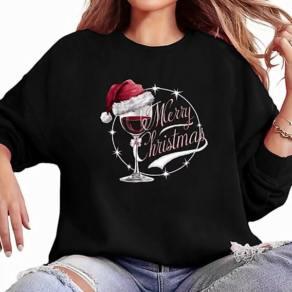 MC Star Longsweatshirt Merry Christmas Pullover Damen Sweatshirt(S-2XL) günstig online kaufen