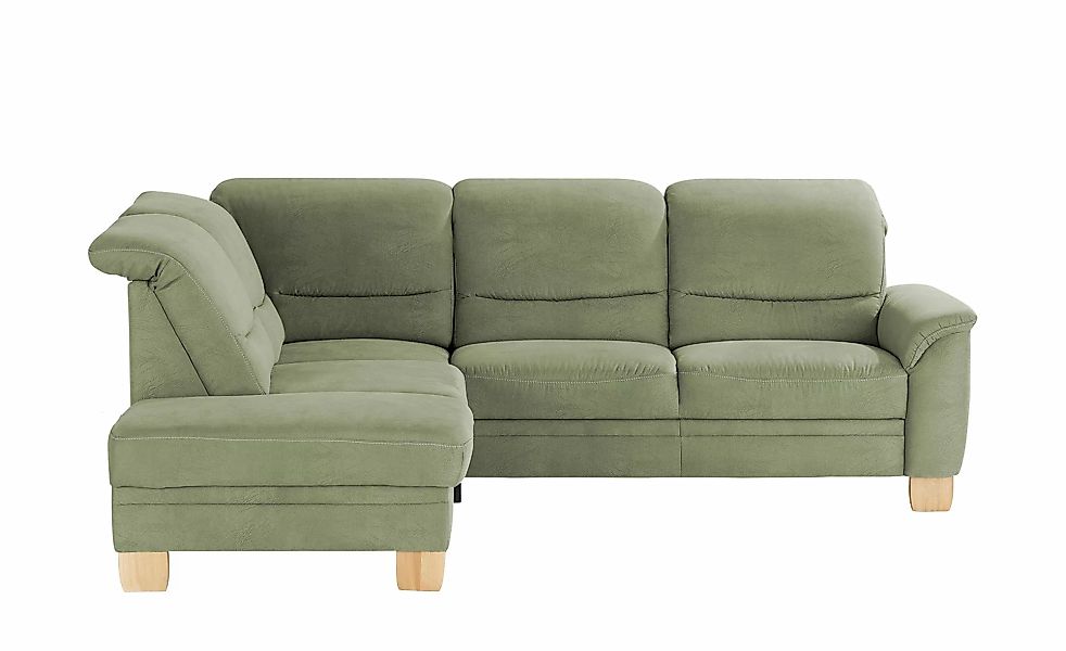 meinSofa Ecksofa  Liva ¦ grün ¦ Maße (cm): B: 254 H: 106 T: 224.0 Polstermö günstig online kaufen