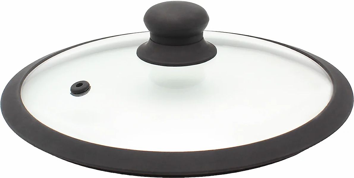Krüger Deckel "Glasdeckel Saphir mit Soft-Touch-Knopf" hitzebeständig bis 1 günstig online kaufen