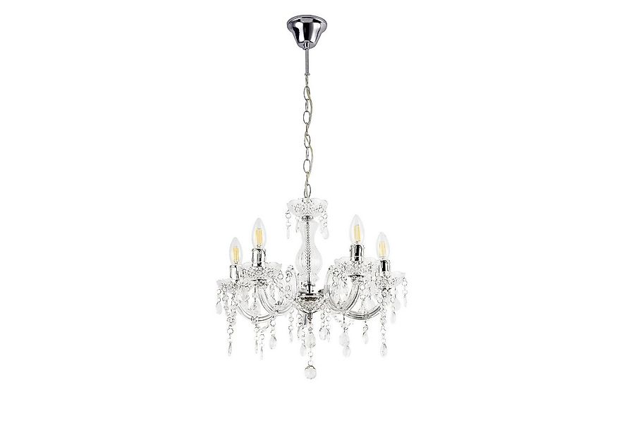 lux.pro Kronleuchter, ohne Leuchtmittel, »Weimar« E14 5-flammig mit Kettche günstig online kaufen