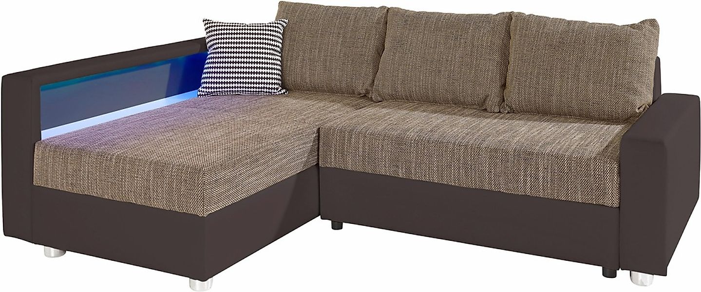 COLLECTION AB Ecksofa »Relax L-Form«, inklusive Bettfunktion, Federkern, wa günstig online kaufen