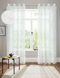 andas Gardine "Tursik" Ösen 1 Stk. tlg. Blickdicht, Leinenlook, Polyester günstig online kaufen