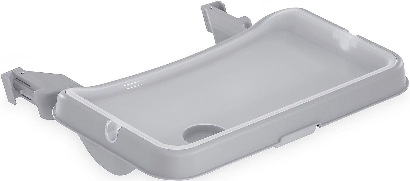 Hauck Hochstuhltablett Alpha Tray Tischaufsatz, grey, Kunststoff, für Hochs günstig online kaufen