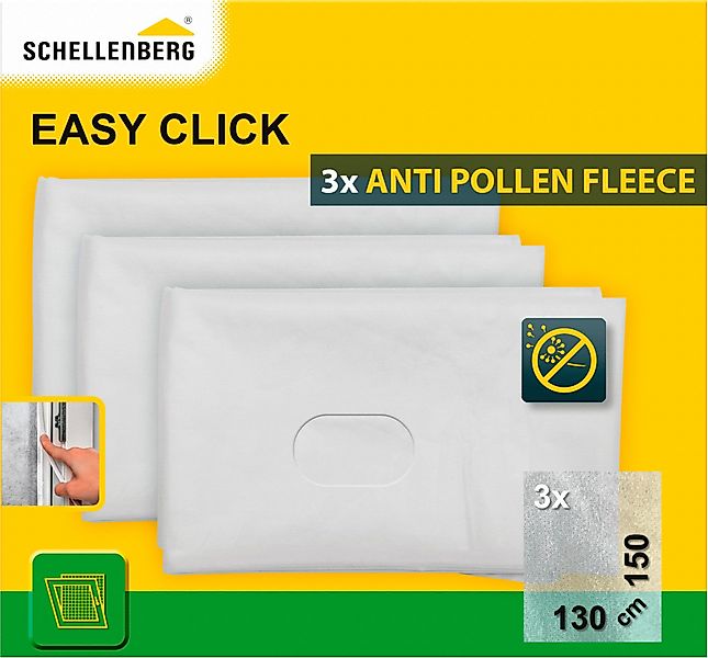 SCHELLENBERG Fliegengitter-Gewebe 3er Set Pollenschutzvlies Austauschset, günstig online kaufen