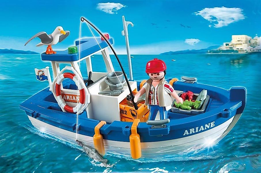 Playmobil® Spielwelt Fischkutter, (Set, 1-tlg., 1 günstig online kaufen