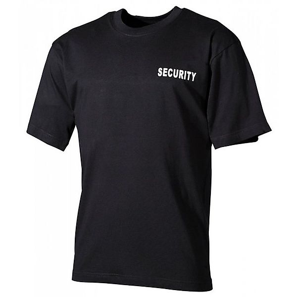 MFH T-Shirt T-Shirt, schwarz, Security, bedruckt - 5XL (1-tlg) bedruckt günstig online kaufen