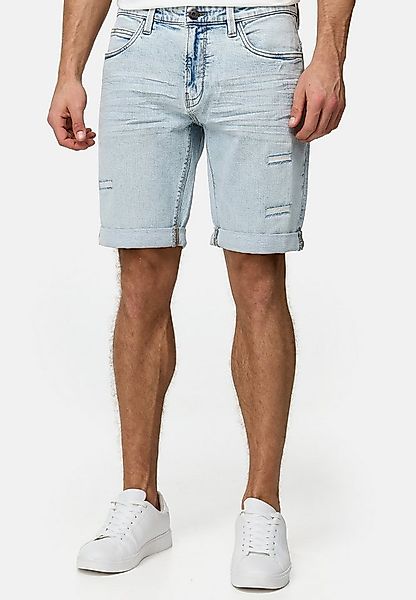 Indicode Jeansshorts Herren Caden Jeans Shorts Herrenshorts mit 5 Taschen, günstig online kaufen