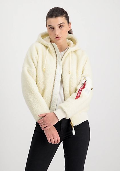 Alpha Industries Bomberjacke "MA-1 OS Hooded Teddy W" günstig online kaufen