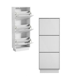 UEV Schuhschrank mit 3 Klappen Schuhregal günstig online kaufen