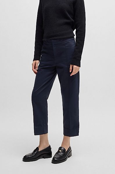 BOSS ORANGE Chinohose "Teresita Premium Damenmode", mit Schlitz am Saum günstig online kaufen