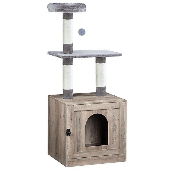 Hoobro Kratzbaum Katzenbaum mit katzenklo Schrank günstig online kaufen
