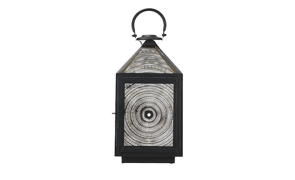 HOME STORY Laterne   ¦ schwarz ¦ Eisen ¦ Maße (cm): B: 20 H: 40 T: 20.0 Acc günstig online kaufen