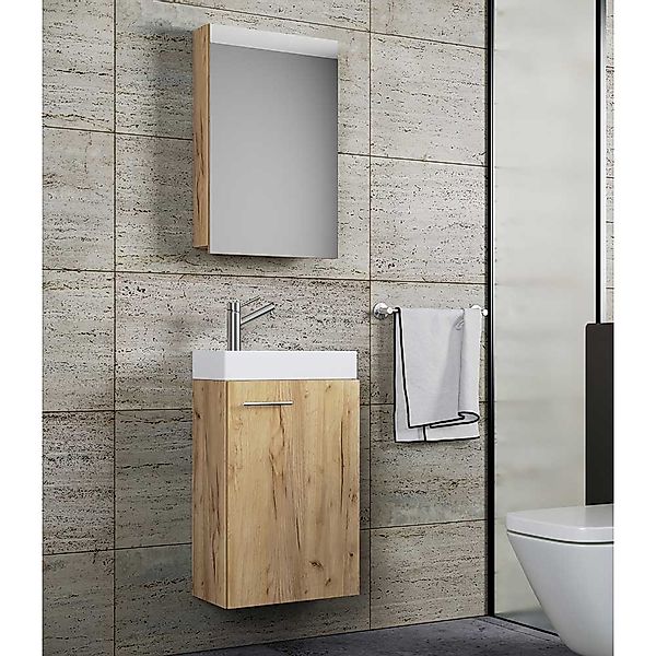 Gästetoilette Einrichtung für die Wandmontage 22 cm tief (zweiteilig) günstig online kaufen