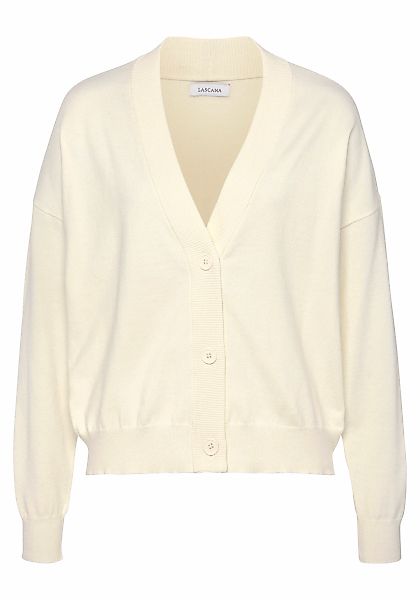 LASCANA Strickjacke in kurzer Form, Loungewear günstig online kaufen