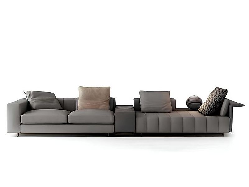 Xlmoebel Chaiselongue Großes Sofa für zwei Personen mit Chaiselounge aus lu günstig online kaufen