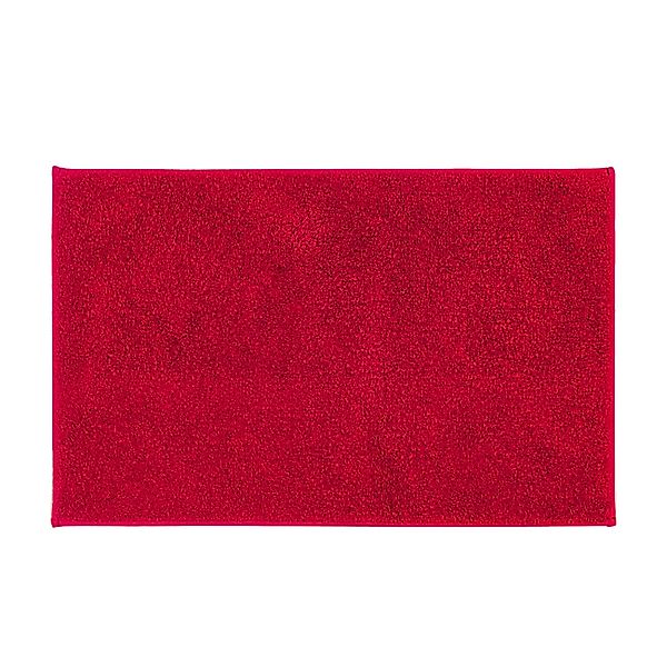 Floordirekt Badematte Nasa Waschbar Verstärkte Kanten Rot 137 x 210 cm günstig online kaufen