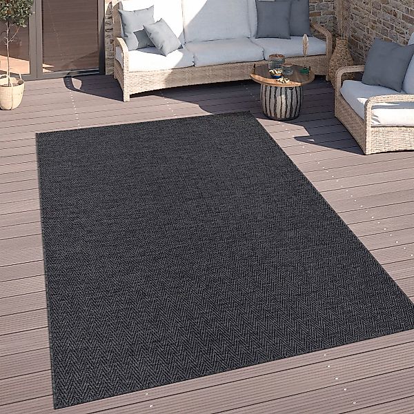 Paco Home Teppich »Luca 421«, rechteckig, 4 mm Höhe, Flachgewebe, meliert, günstig online kaufen