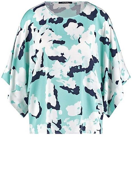 Taifun Kurzarmbluse – Bluse mit All-Over-Print und Fledermausärmeln günstig online kaufen