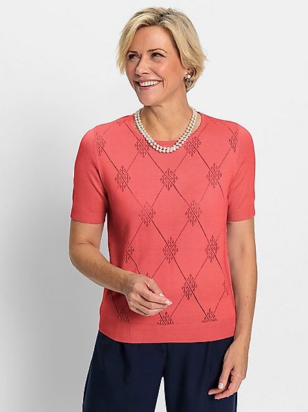 Witt Strickpullover Pullover Kurzarm Ajour, Jersey günstig online kaufen