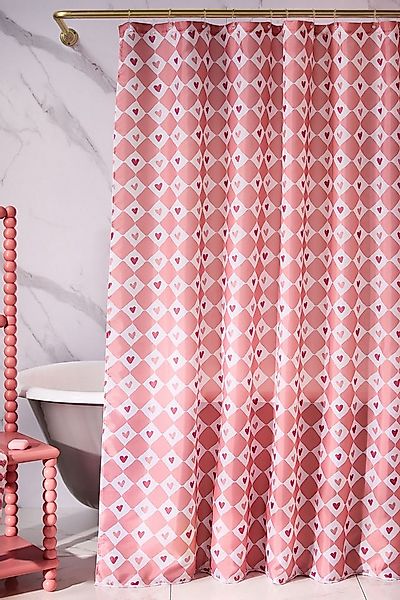 Next Duschvorhang Duschvorhang mit Herzmuster (1-tlg) günstig online kaufen