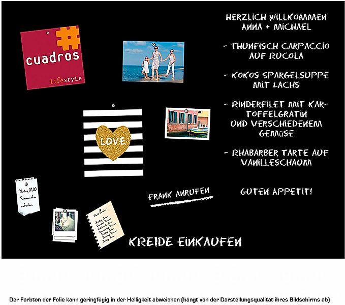 queence Magnetfolie "Magnetische Tafelfolie", Tafel-Wandtafelfolie-Magnetfo günstig online kaufen