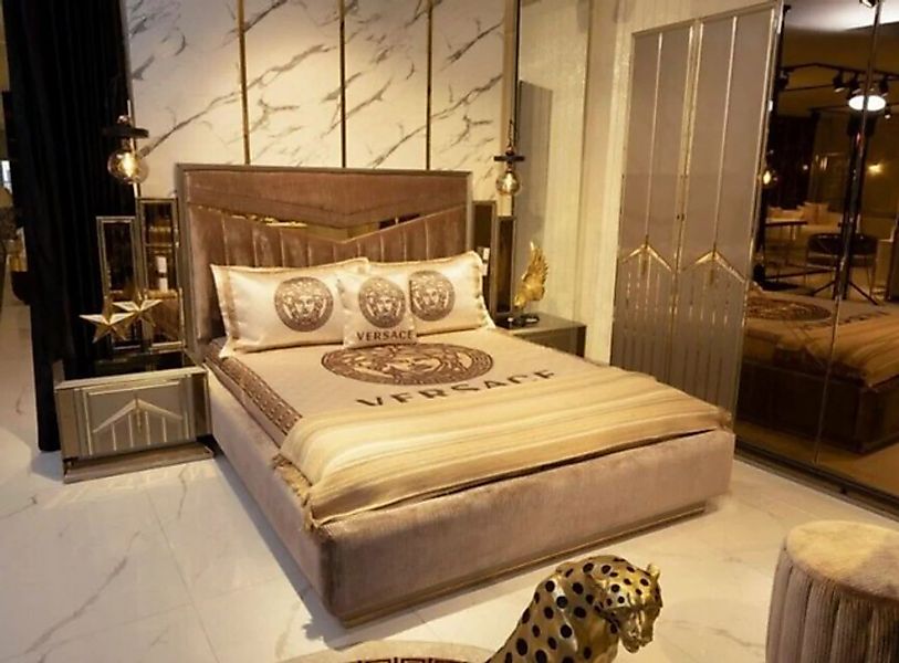 JVmoebel Bett Hochglanz Schlafzimmer Bett Doppelbett Betten Möbel Einrichtu günstig online kaufen