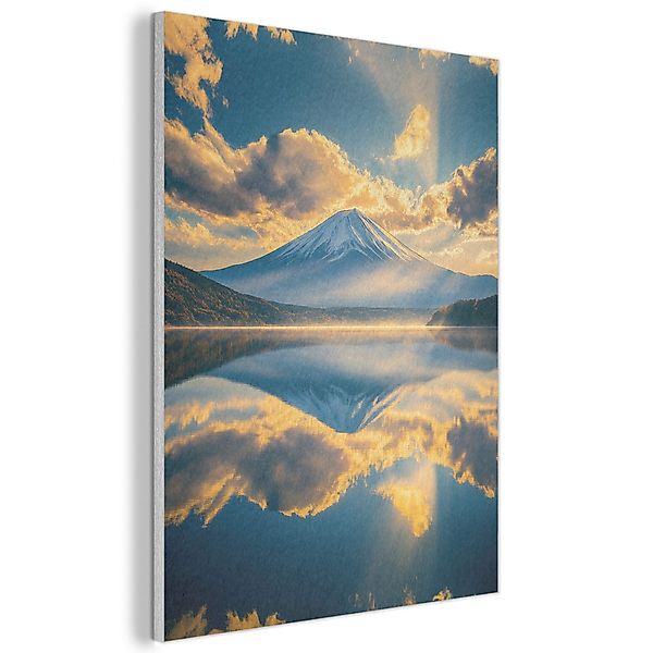 MuchoWow Gemälde Berg - Fluss - günstig online kaufen