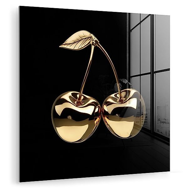 MuchoWow Acrylglasbild Kirsche - Schwarz - günstig online kaufen