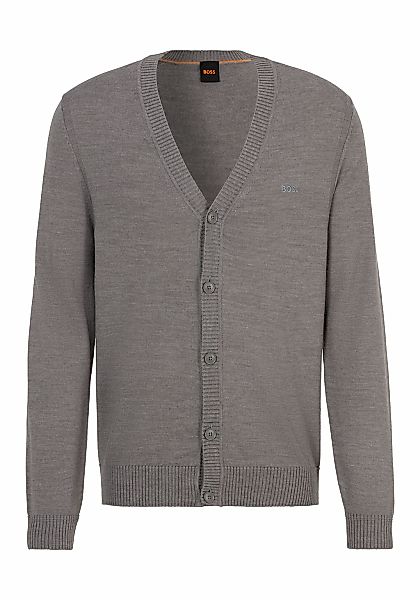 BOSS ORANGE Strickjacke "Avac", mit tiefem V-Ausschnitt günstig online kaufen