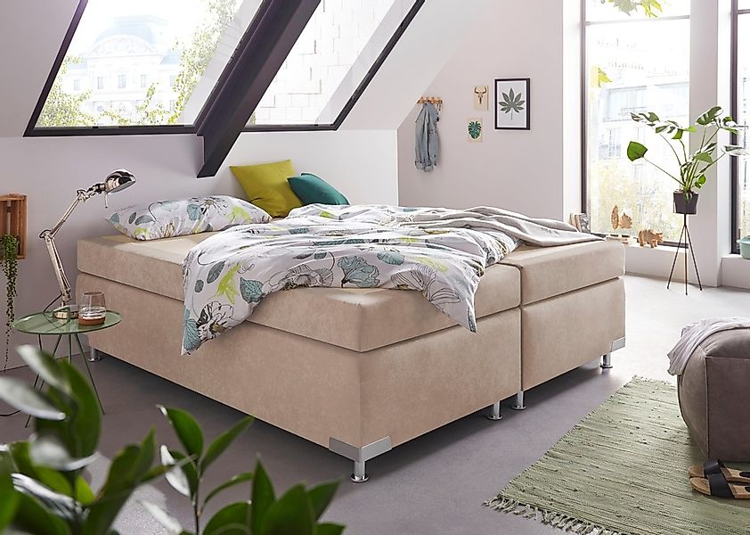 Westfalia Schlafkomfort Boxspringbett "Holland", ohne Kopfteil, frei im Rau günstig online kaufen